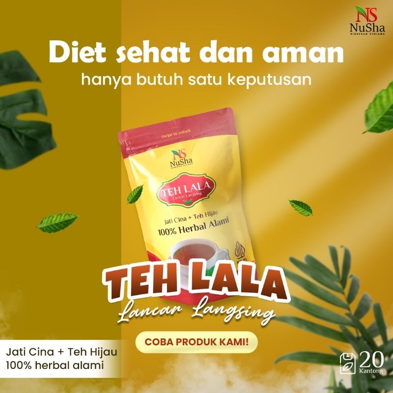 

Langsing Alami!!! Teh Celup Daun Jati Cina Isi 20 TEH LALA