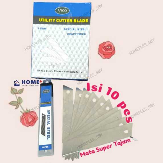 

Isi Pisau Cutter Vico Besar 18mm ( Harga Per Pack Isi 10 Pcs)