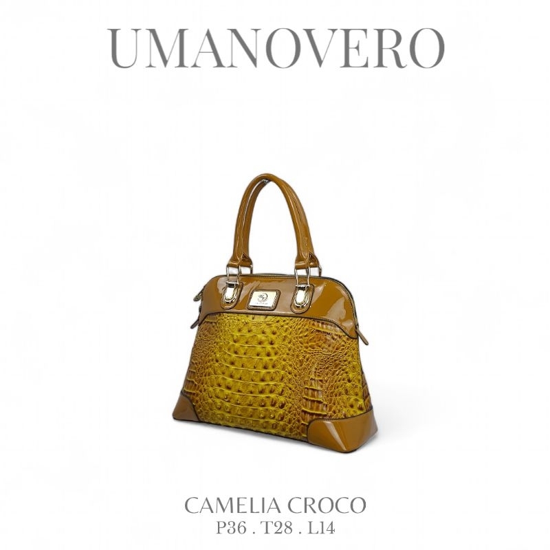 Tas Umano Vero Camelia Croco 2845 (Barang Ready Stok) Tas Kantor Tas Wanita Tas Laptop Tas Original 