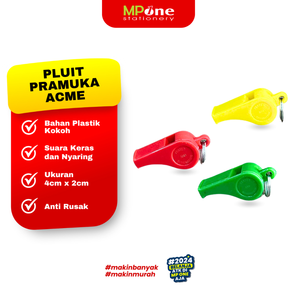 

(1 PCS) Acme Peluit Pramuka SD SMP SMA Kecil / Priwitan Acme 1 Biji