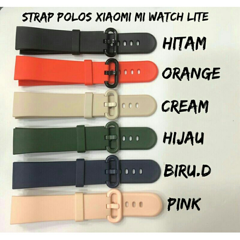 Strap Polos smart watch xiaomi Mi Watch Lite mi watch 2lite