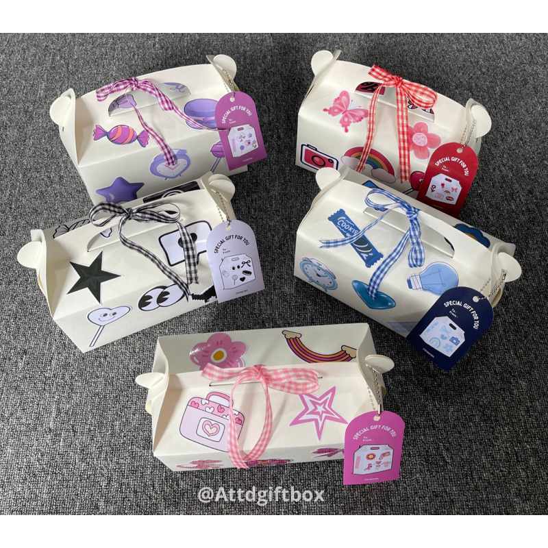 

ATTD GIF BOX - BIRTHDAY GIFT - GABLE BOX - GIFTBOX GRADUATION - KADO VALENTINE (MOHON BACA DESKRIPSI)