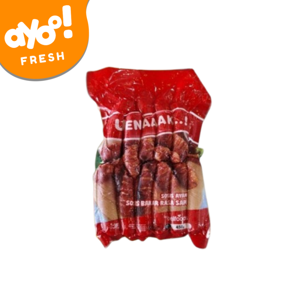 

Belfoods Sosis Ayam Bakar 450 g 12's Pack