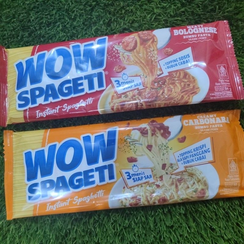 

WOW SPAGETI Instant Spageti Bolognese dan Carbonara