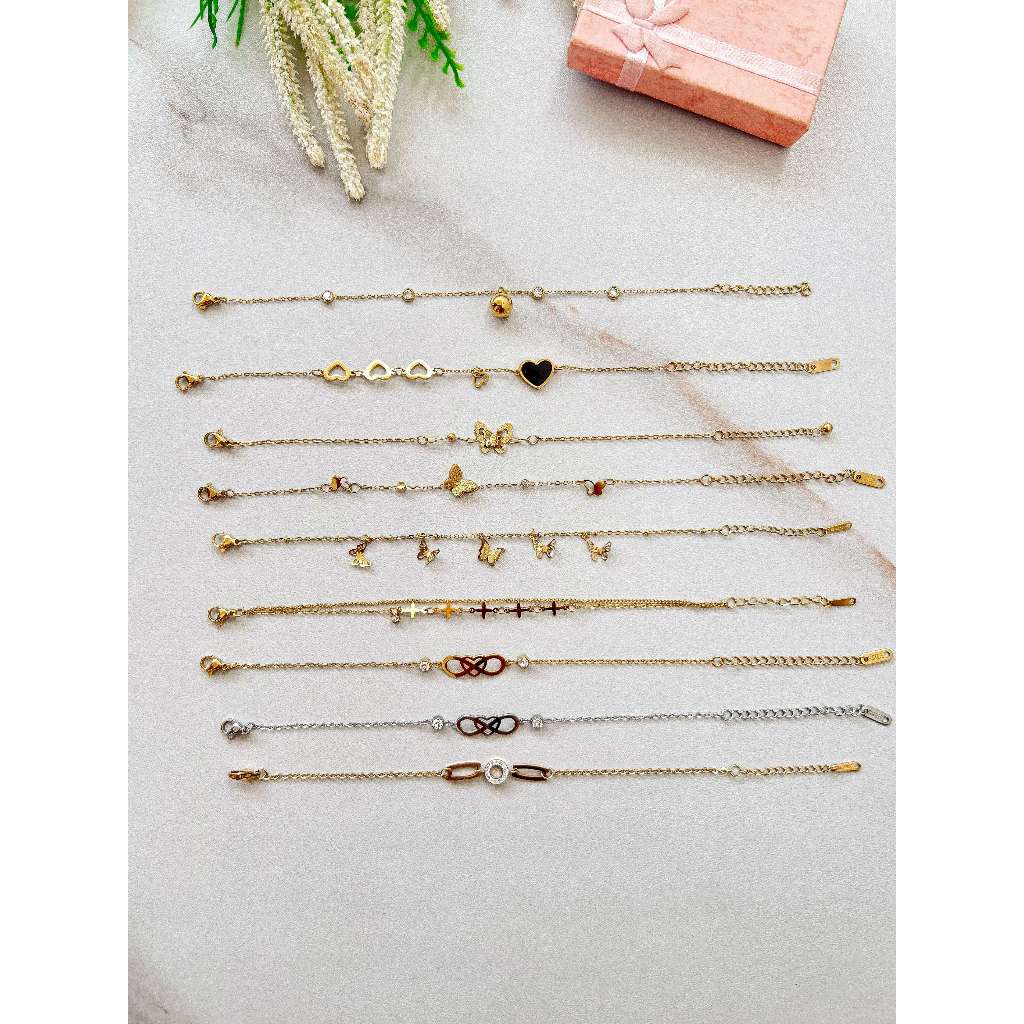 Gelang tangan titanium / gelang tangan anti karat