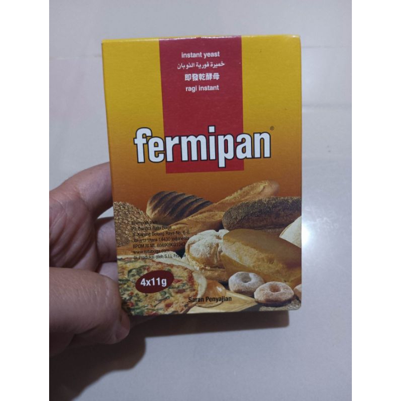 

fermipan ragi instant instan kemasan sachet saset 11 gr instant yeast