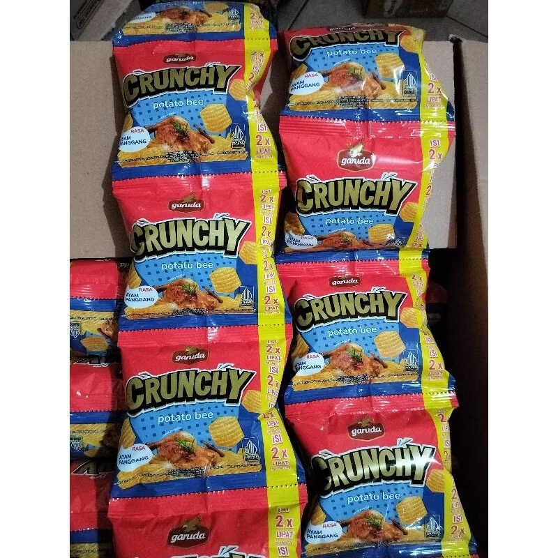 

Garuda Crunchy Potato Bee Rasa Sapi Panggang 1 renceng isi 10 pcs