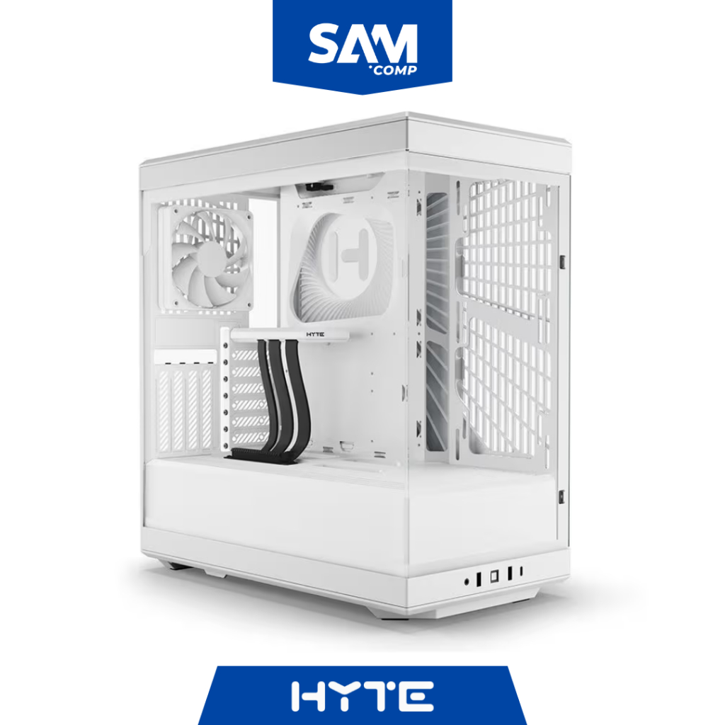 HYTE Y40 SNOW WHITE Mid Tower ATX Case For PC Gaming Case