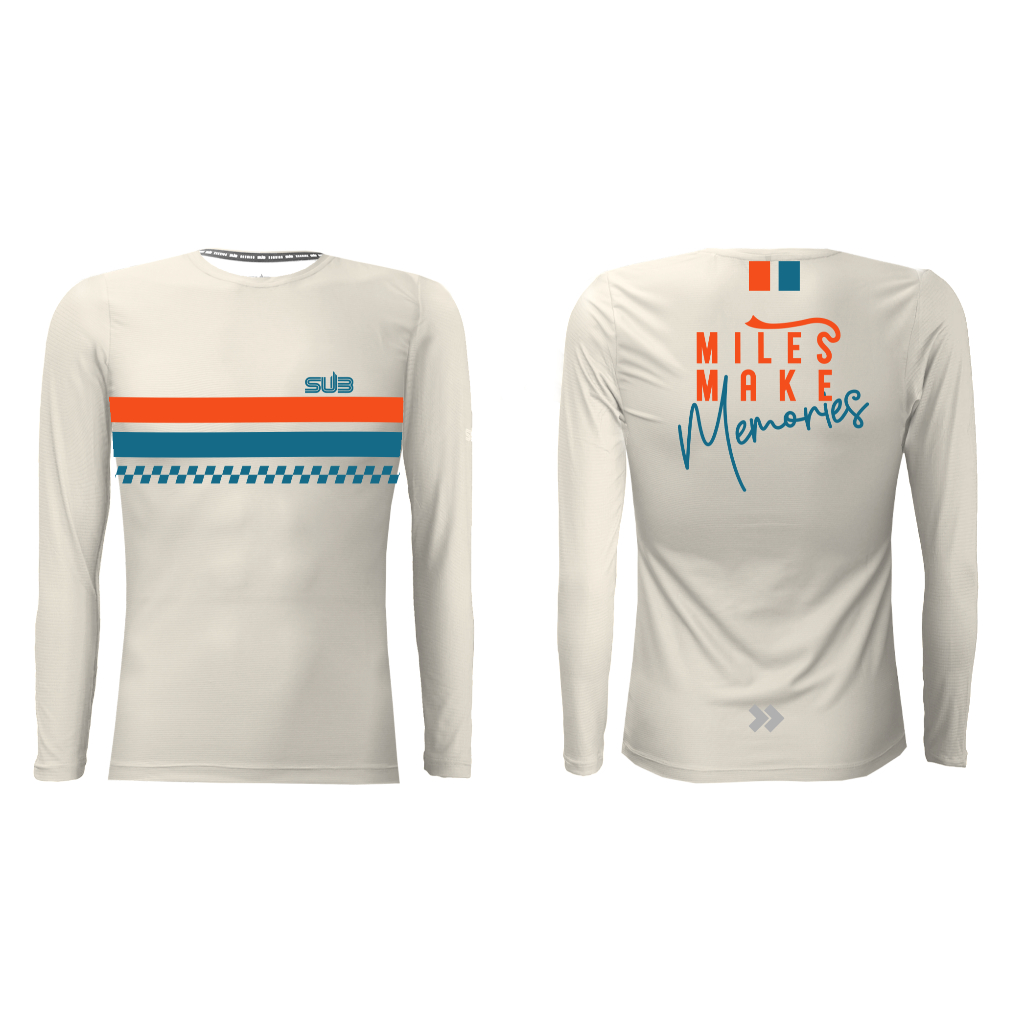 SUB JERSEY RETRO CLASSIC MEN LONG SLEEVE RUNNING JERSEY Baju Lari Aktif Dry Fit Pria Lengan Panjang 