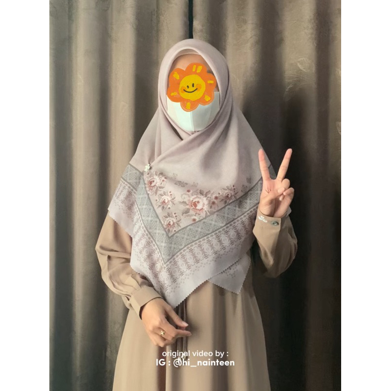 HIJAB MOTIF FLORAL PIXART SERIES BY DAFANYA