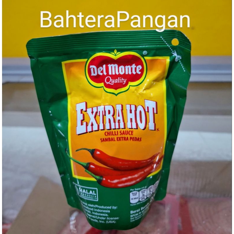 

Del Monte Extra Hot Saus 200gr | Saus Delmonte Extra Pedas pouch