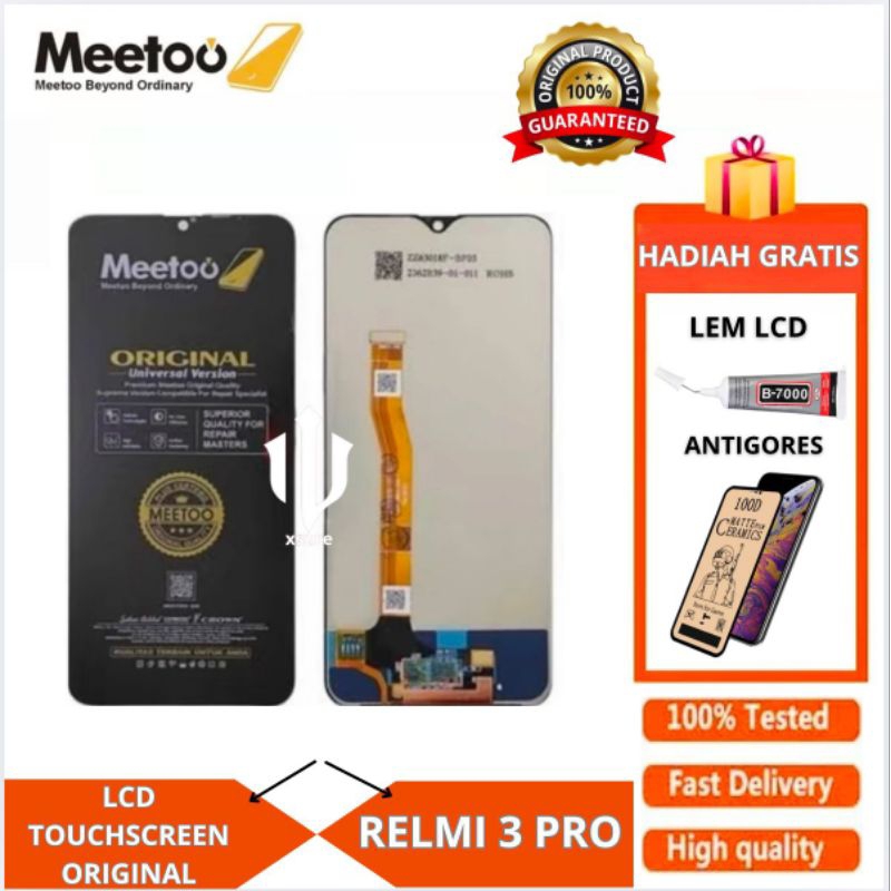 LCD TOUCHSCREEN RELMI 3 PRO (METO) FULLSET ORIGINAL FREELEM ANTIGORES