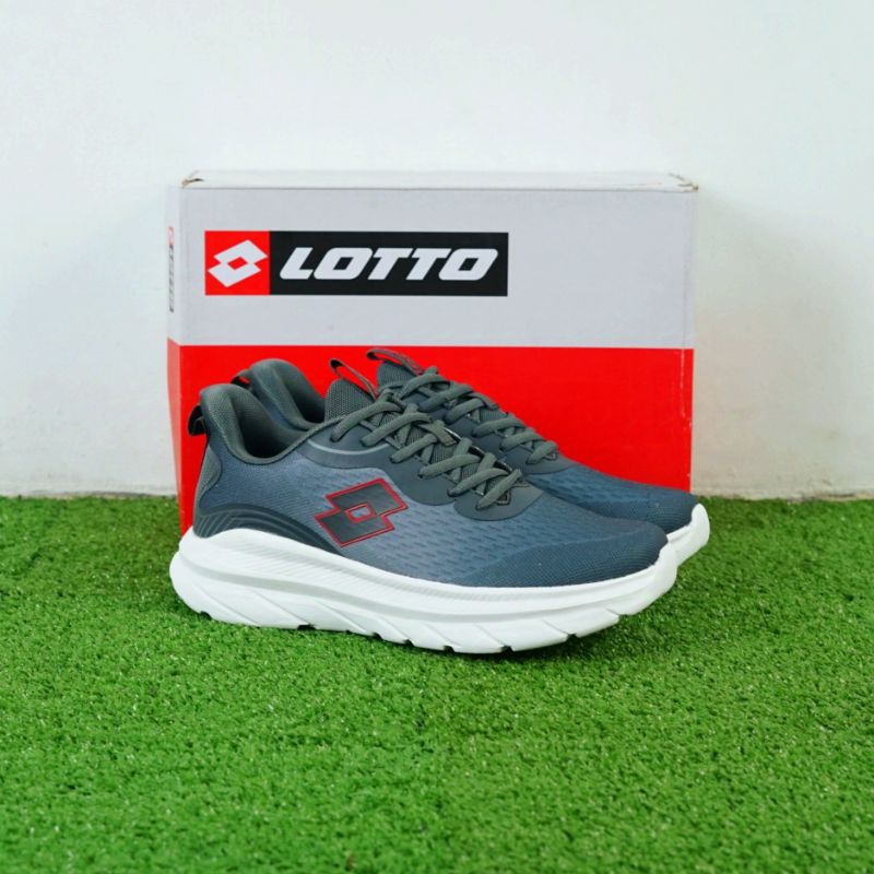 Sepatu Lari Lotto Afoxo Grey Original