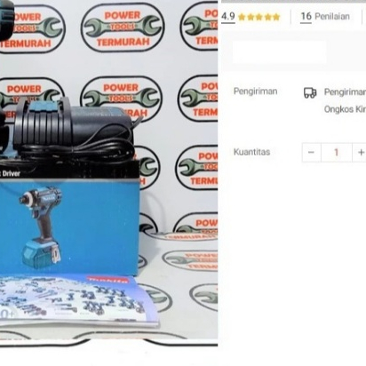 

Mesin Bor Obeng Baterai DTD 149 SFX1Makita Impact Driver Charge DTD149