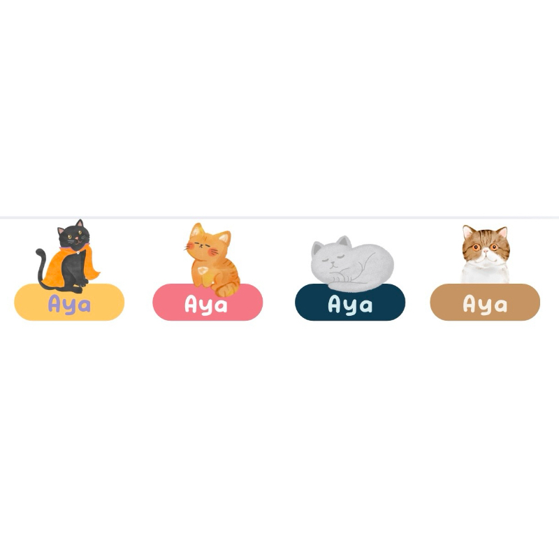 

Label Baju Cats (yg sudah pernah pesan)