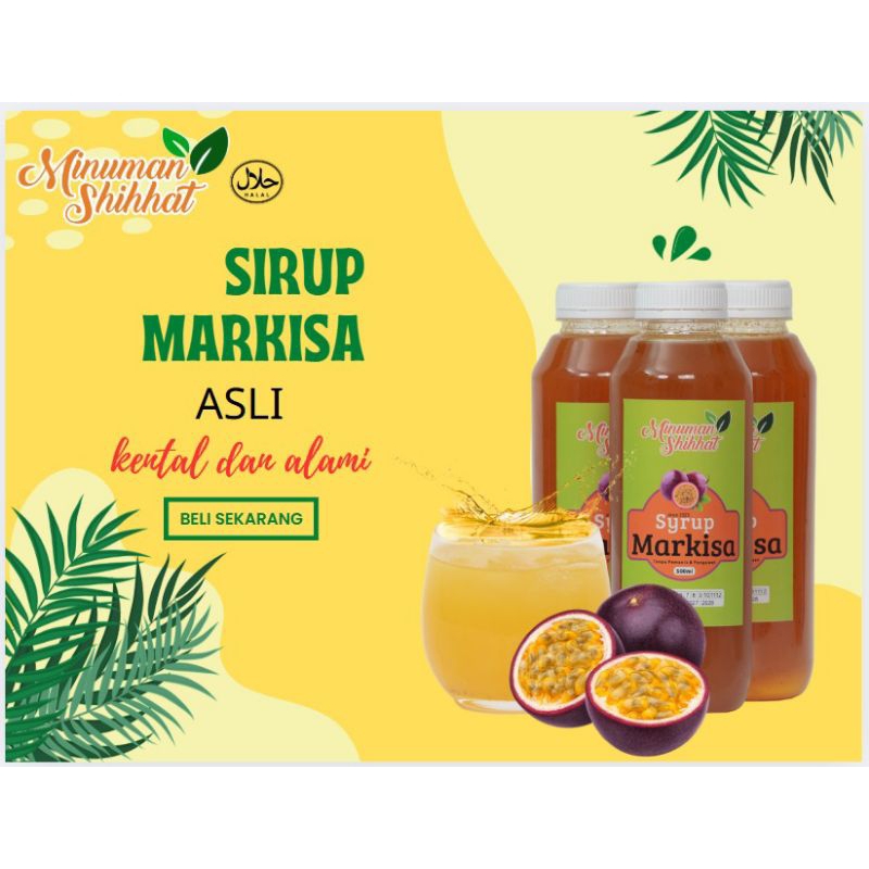 

Syrup Markisa Asli Homemade 500Ml