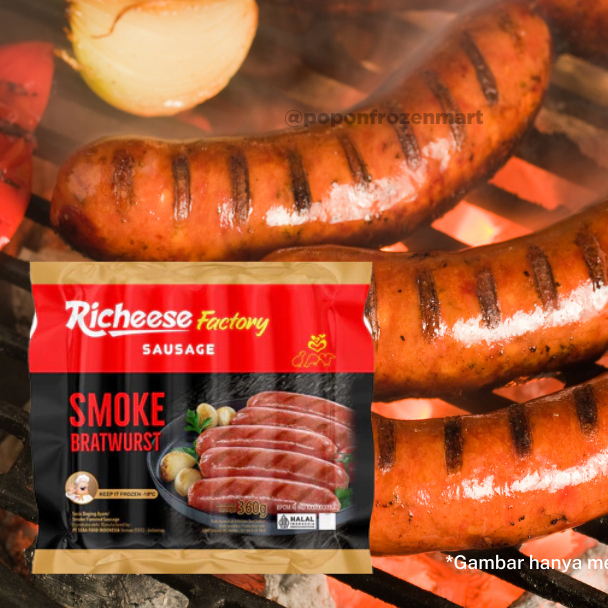 

Richeese Sosis Smoked Bratwurst isi 6pcs 360gr