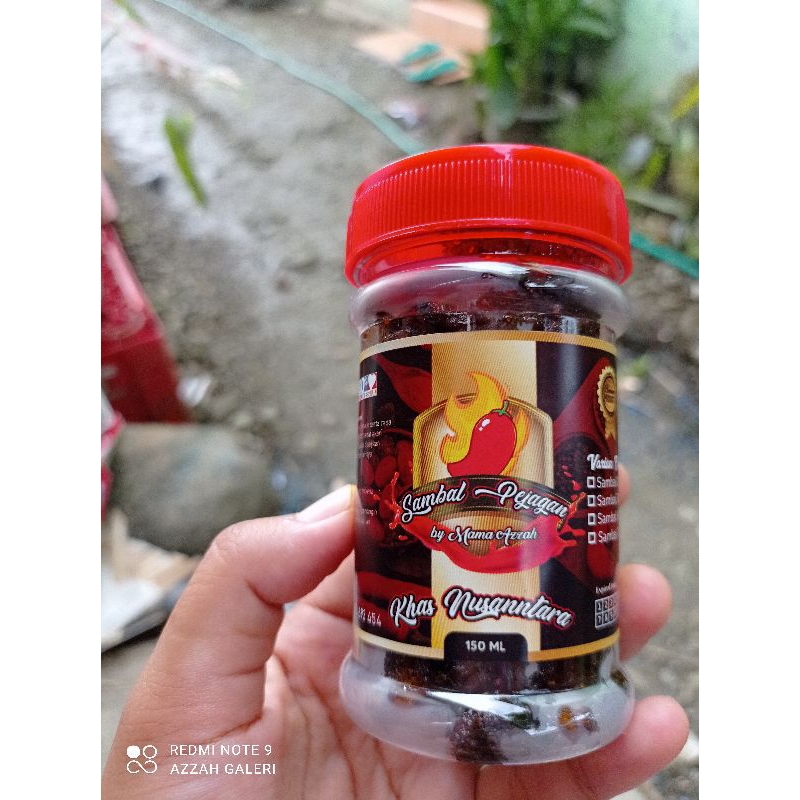 

sambel totok (kerang laut)