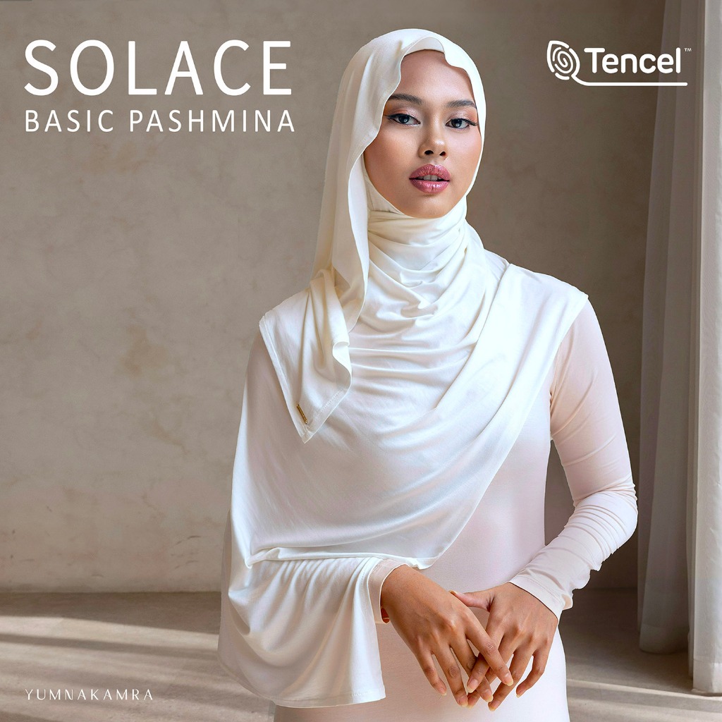 Solace Basic Pashmina TENCEL™ Spandex | Pashmina Kaos Tencel Modal