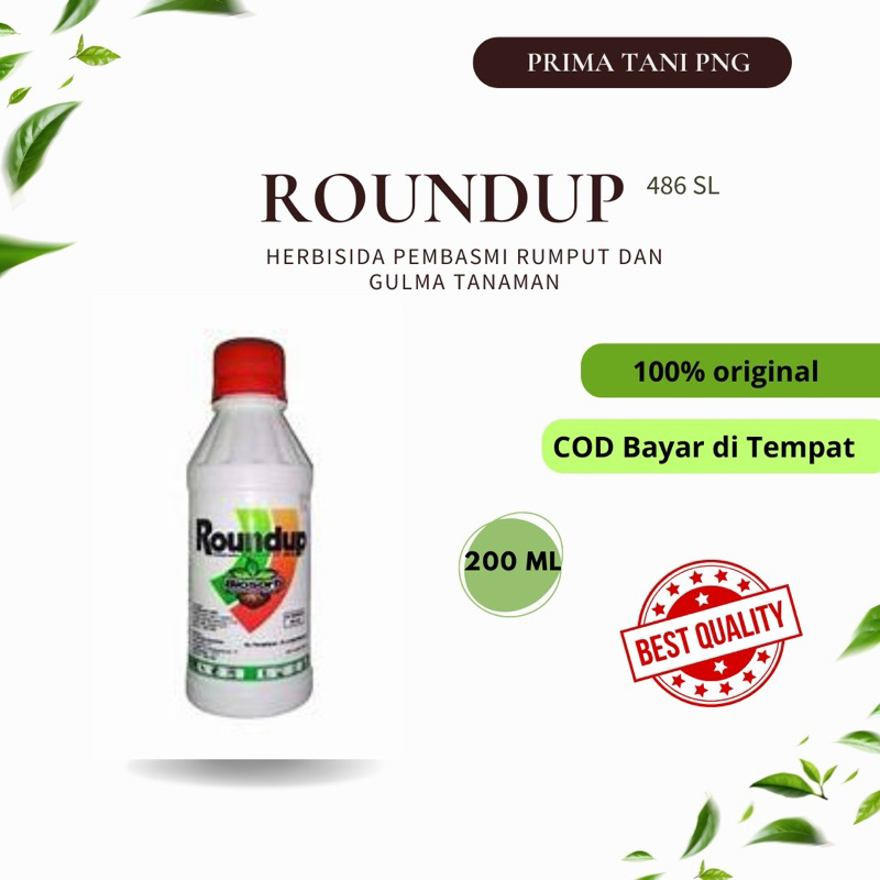 Roundup 486 SL isi 200ml / herbisida pembasmi rumput/ Herbisida roundup 200ml