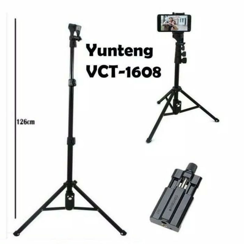 TRIPOD BLUETOOTH YUNTENG VCT 1608
