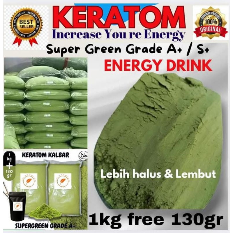 

( GRATIS 130 GRAM ) bubuk daun herbal asli kalimantan super hijau