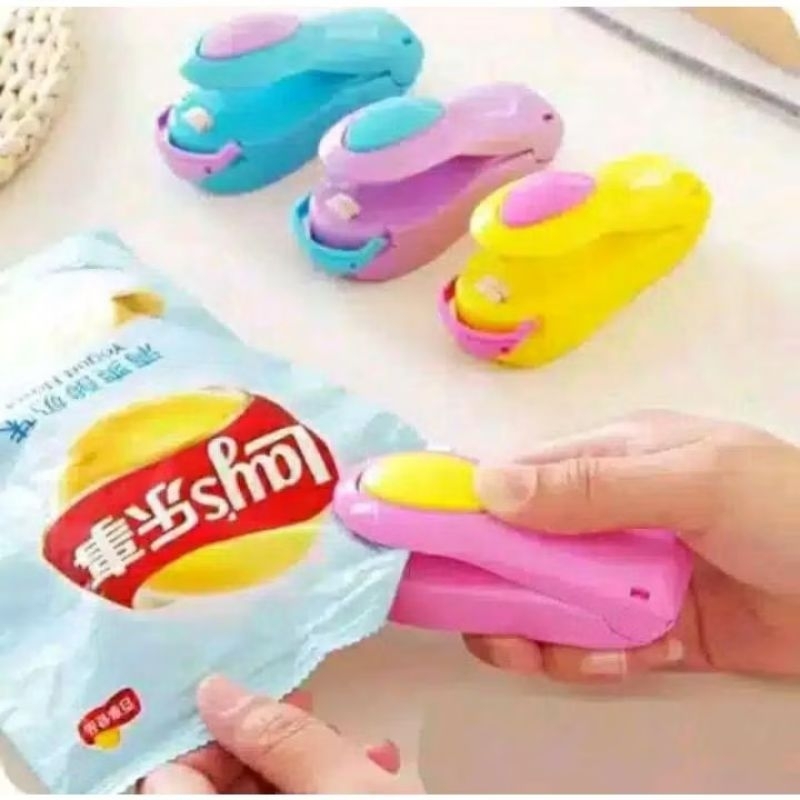 Hand Sealer Plastik PerekatPlastik Elektrik Batrai Perekat Plastik Makanan