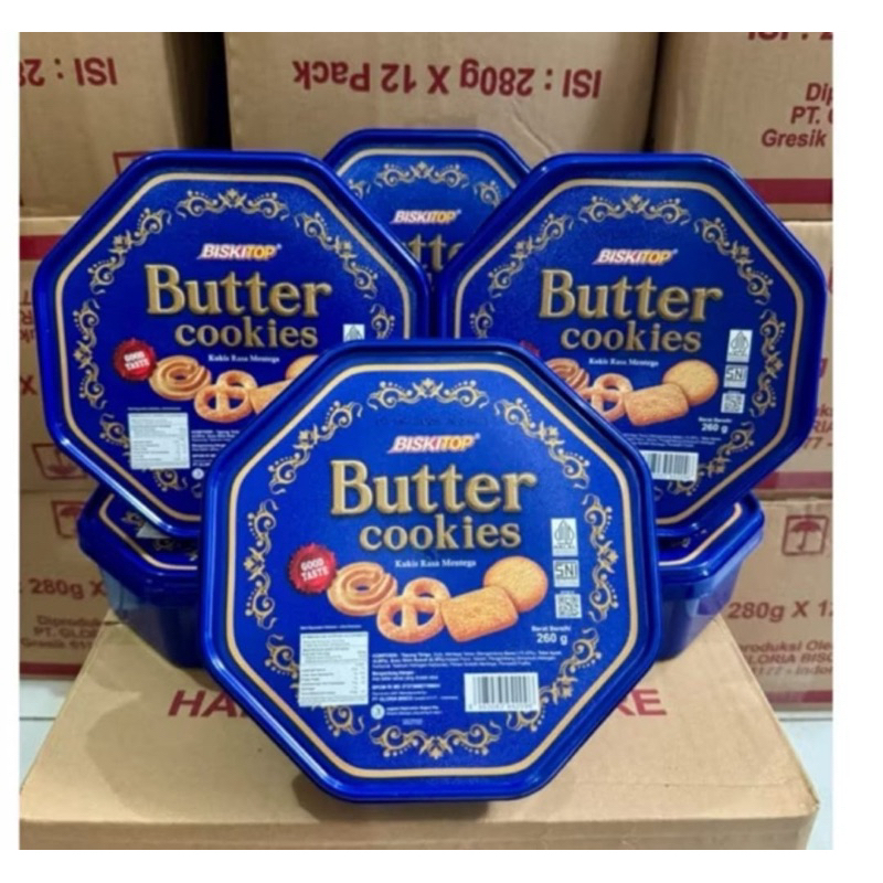 

Biskitop Butter Cookies 260gram