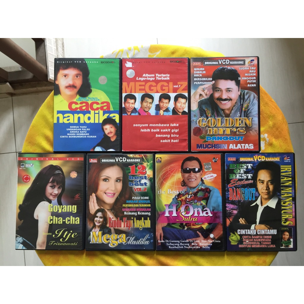 Paket 7 VCD Karaoke Dangdut