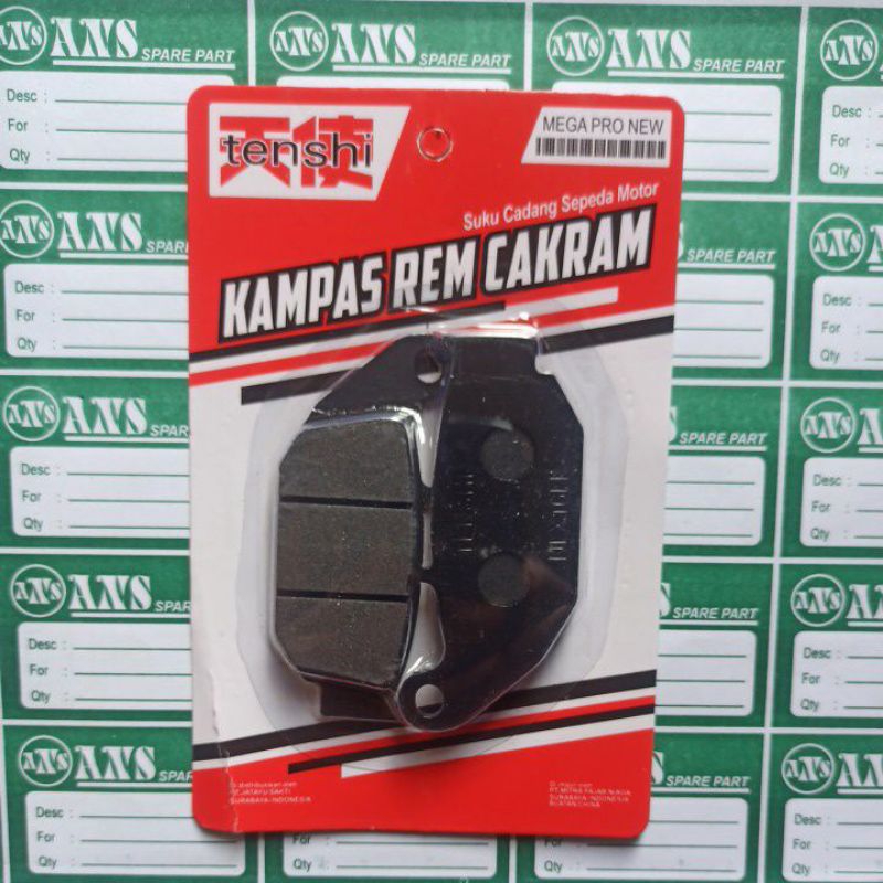 Tenshi Kampas Rem Cakram belakang Motor Mega Pro New