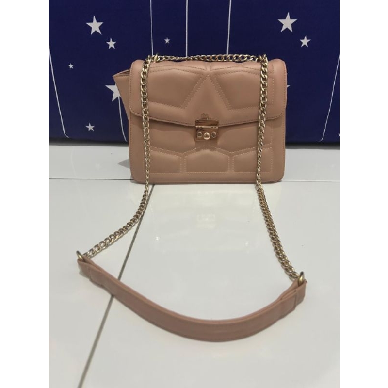 Preloved Tas Branded Wanita Elegant Warna Pink