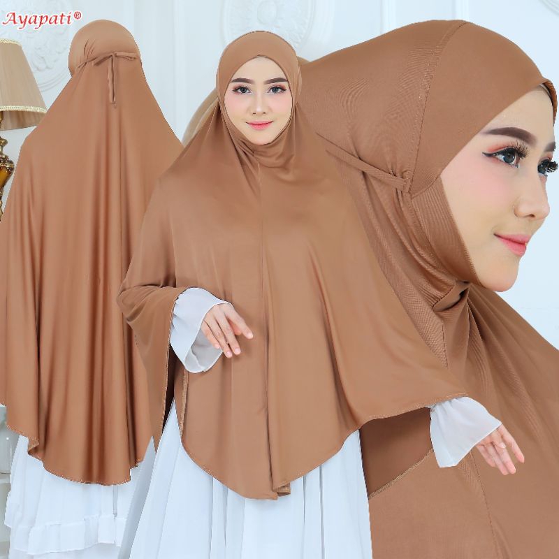 Khimar instan Dagu syar'i spandek || Bergo dagu syar'i spandek
