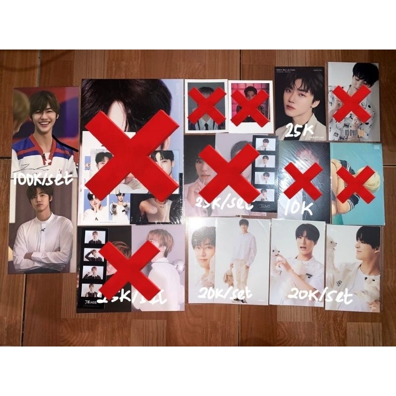 [OFFICIAL, READY] Postcard nct dream jaemin jeno puff set candylab sg22 seasons greetings 2022