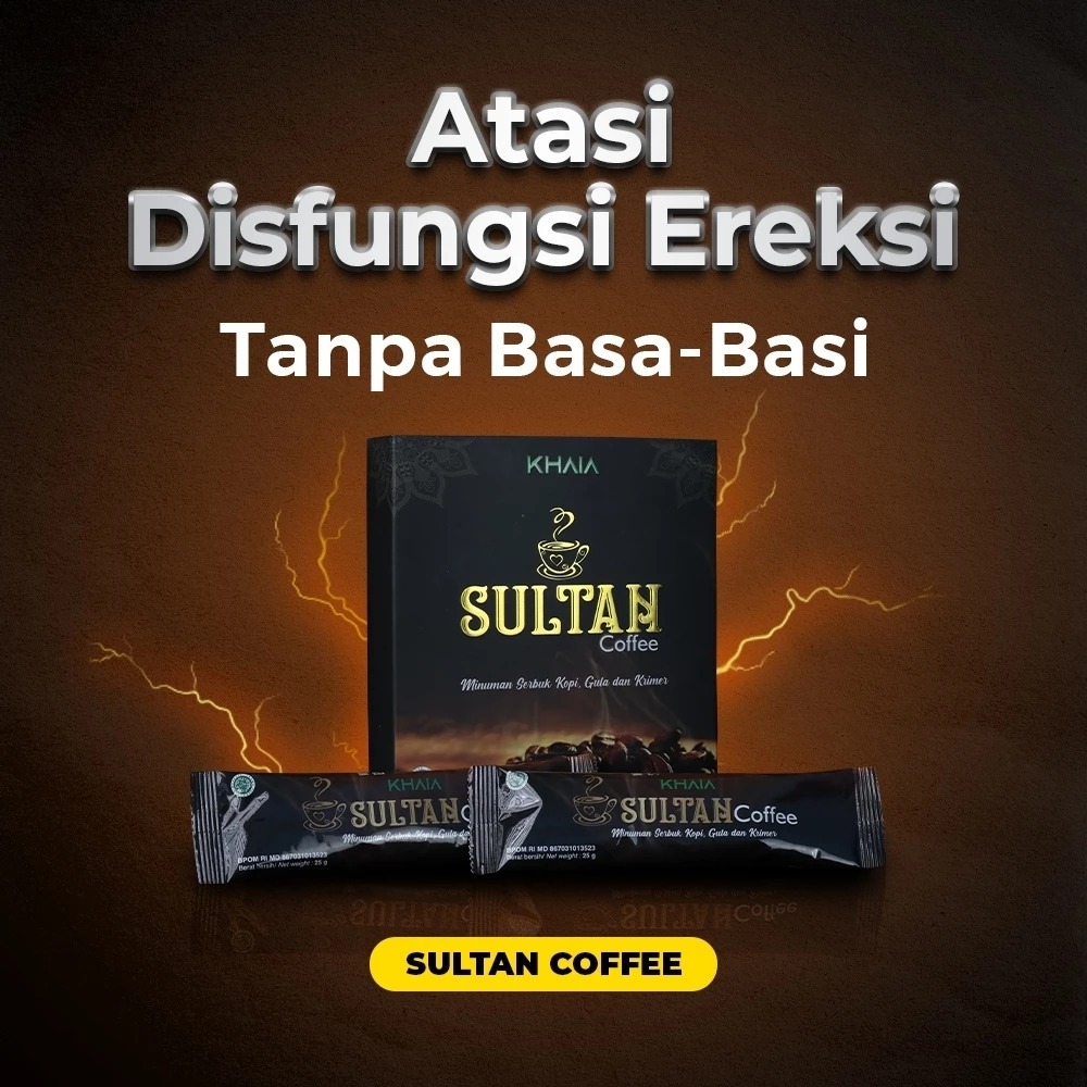 

KHAIA SULTAN COFFEE KOPI STAMINA PRIA DEWASA | KOPI GINSENG STAMINA PRIA | KOPI SULTAN LEMAS LOYO