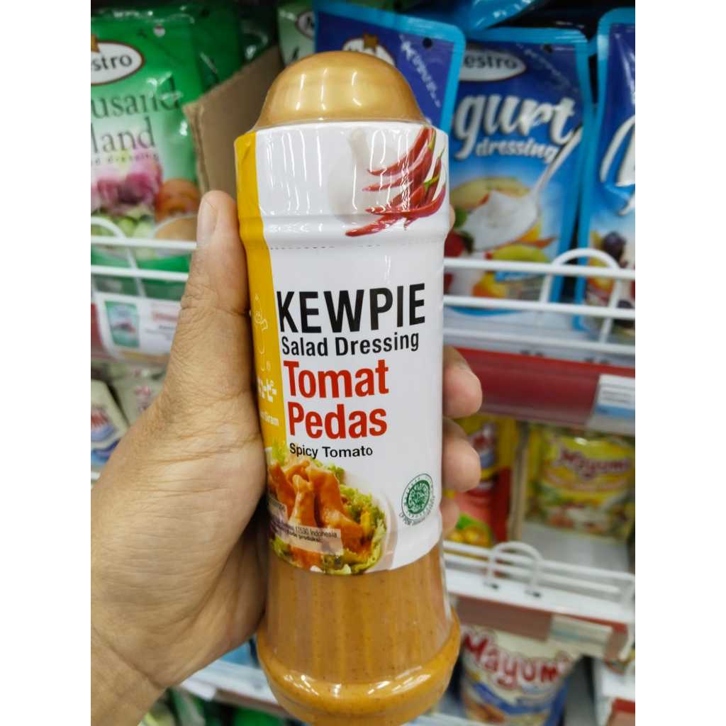 

Kewpie Salad Dressing Saus Siram 200ML / Tomat Pedas / Caesar / Thousand Island / Wijen Sangrai