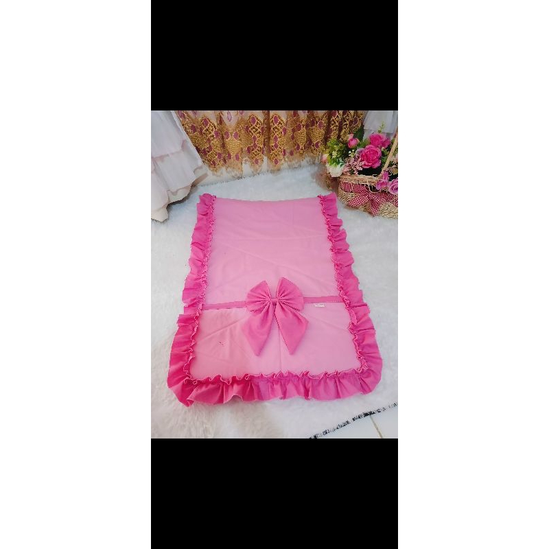 Taplak kulkas / cover kulkas / taplak /alas kulkas / taplak kulkas pink /taplak kulkas cantik / tapl