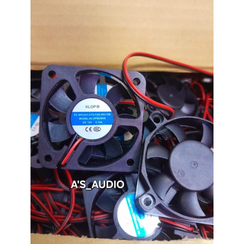 FAN DC KIPAS 5×5 DC 12V 0,10A KLOP 1BIJI