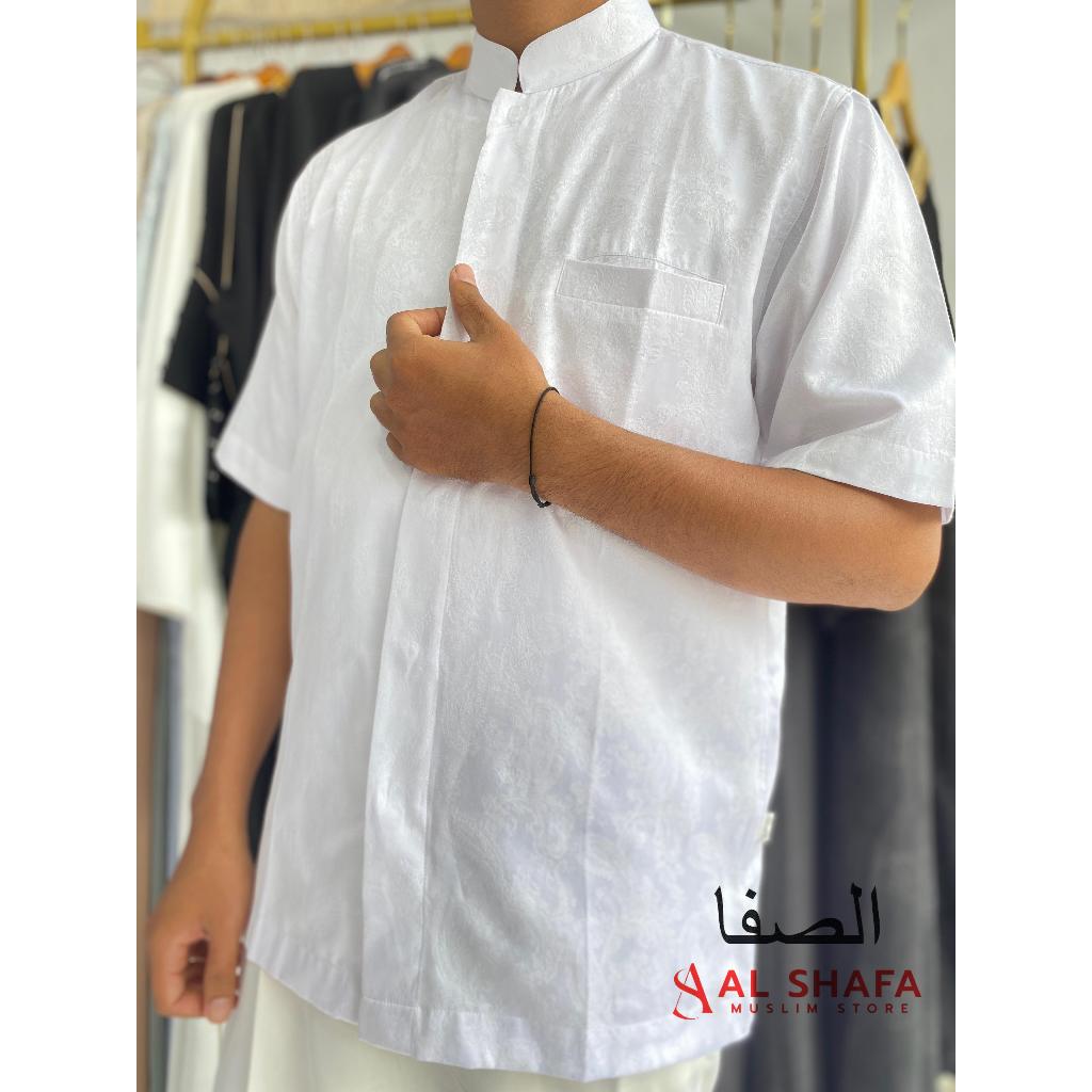 Baju Koko DL/Baju Koko Dewasa Lengan panjang & pendek Bahan Katun Korea Warna Putih