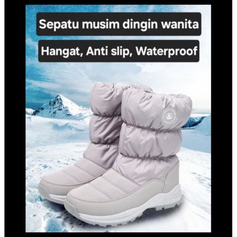 Sepatu winter winter boots sepatu musim dingin 023