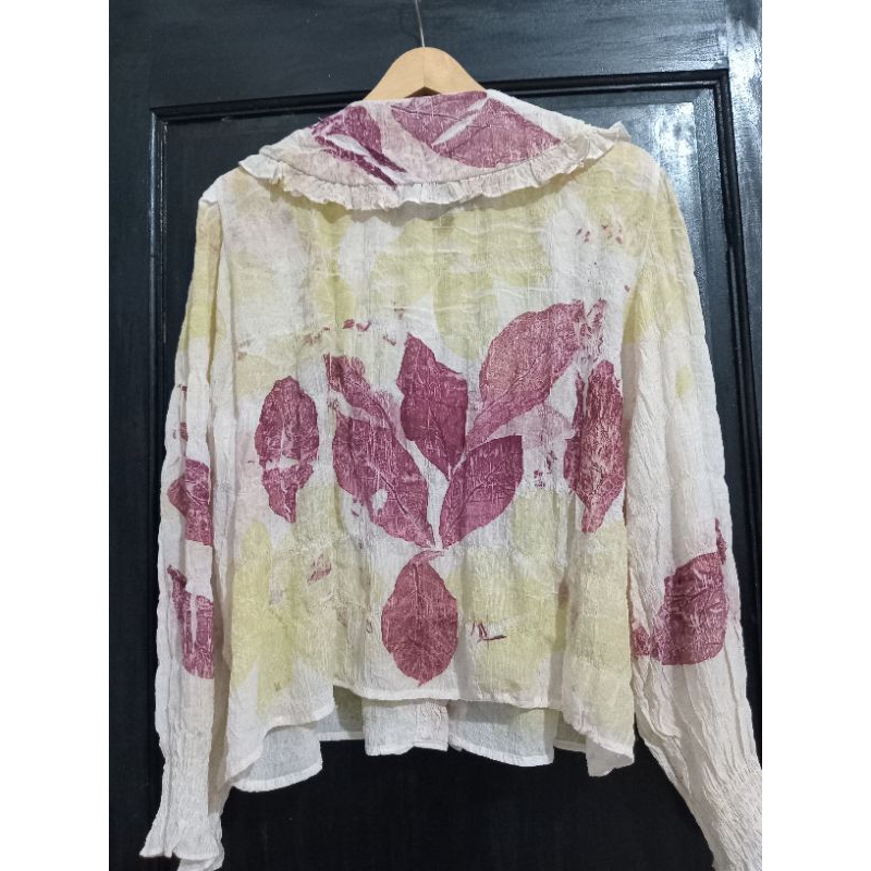 baju ecoprint kerah sailor