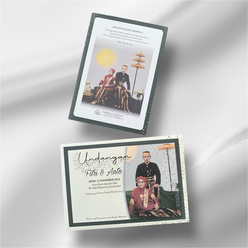 

Undangan Pernikahan Amplop Model Ketupat Pakai Foto