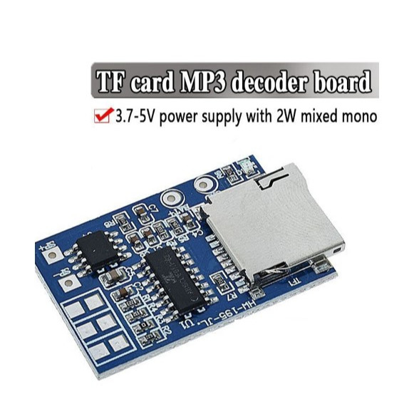 GPD2846A Modul TF Card Board 2W Mixed Mono MP3 Decoder Amplifier Plus memory playback SD Card