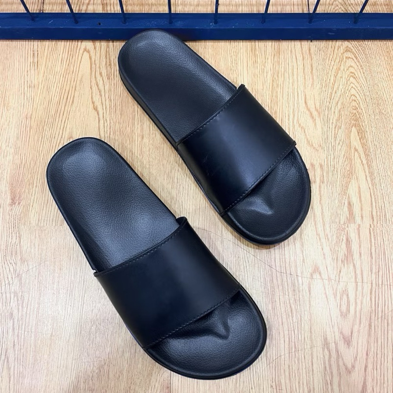 Sandal slop PHYLON Empuk Sandal Pria Hitam Polos