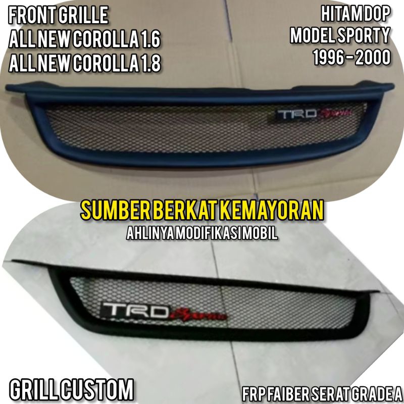 Grill racing all new corolla 1.6 Gril jaring all new corolla 1.8 custom modified
