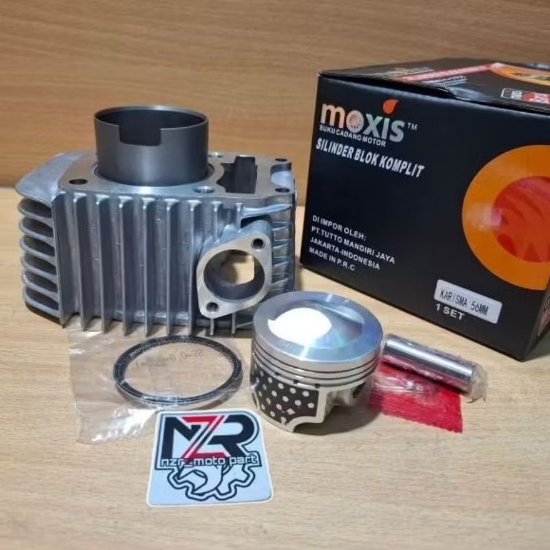 BLOK SEHER KHARISMA X 125 56 MM //BORING SET BORE UP HONDA KIRANA SUPRA X 125 LAMA KPH MOXIS/CYLINDE