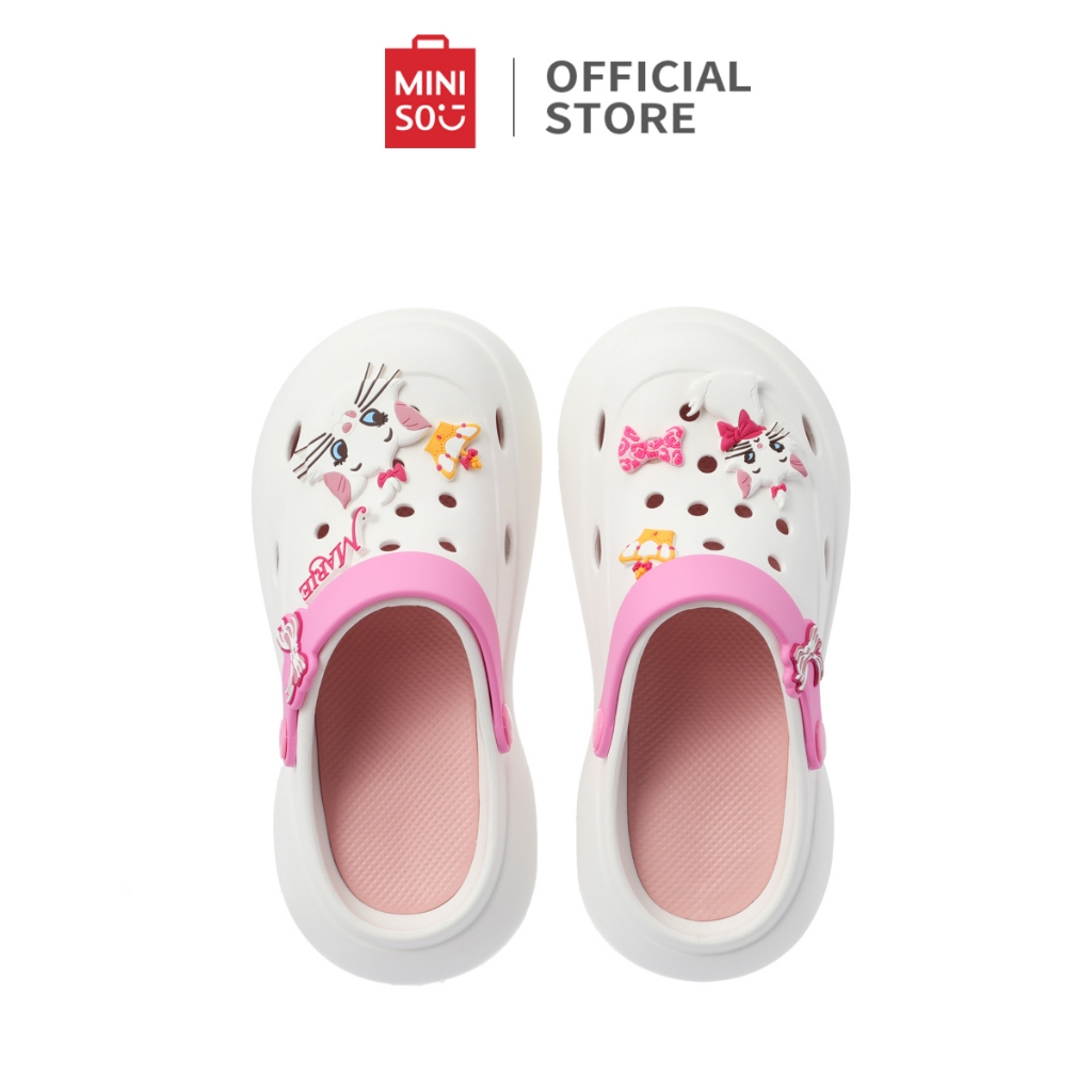 Miniso x Disney Classics Marie Collection Clogs Sandal Wanita Sandal Mode EVA Sendal Wanita Sol Teba