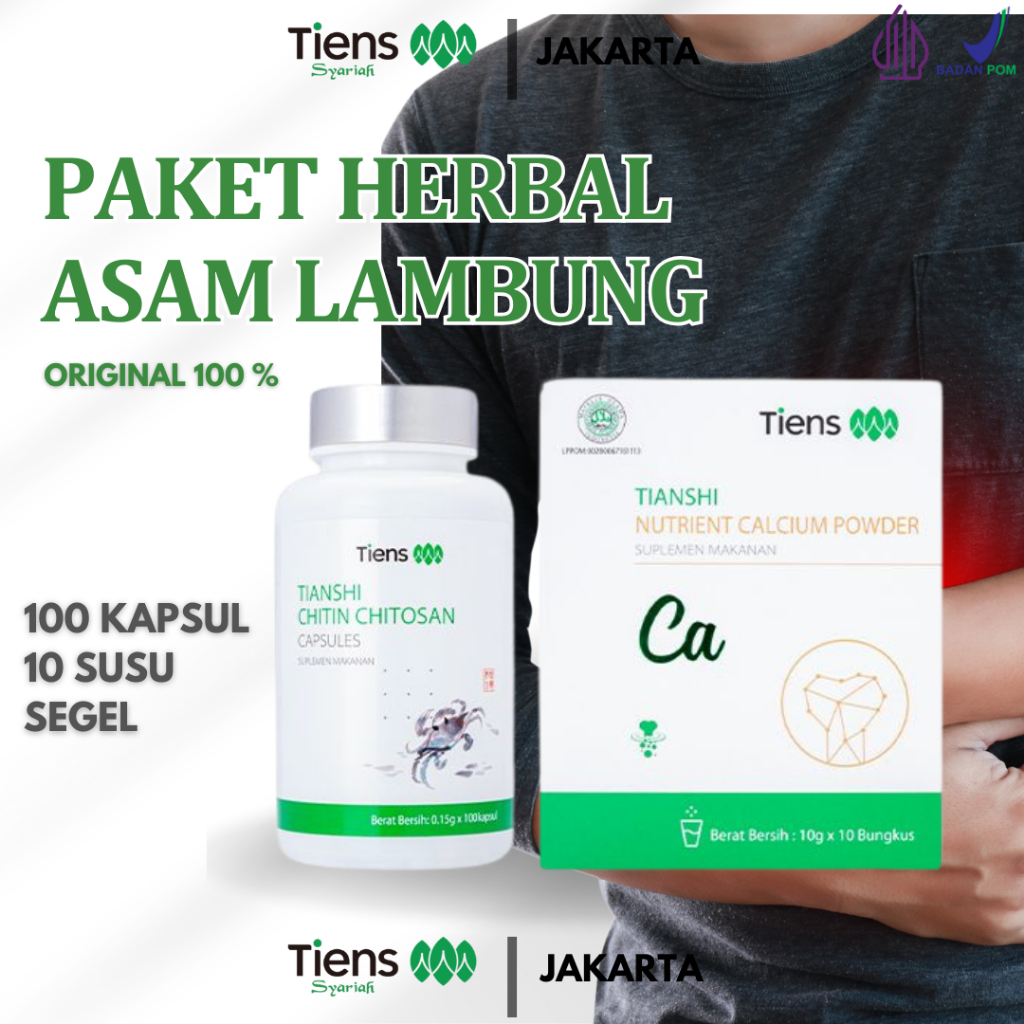 Paket Produk Tiens Untuk Gerd & Obat Asam Lambung Maag Kronis | Bisa COD