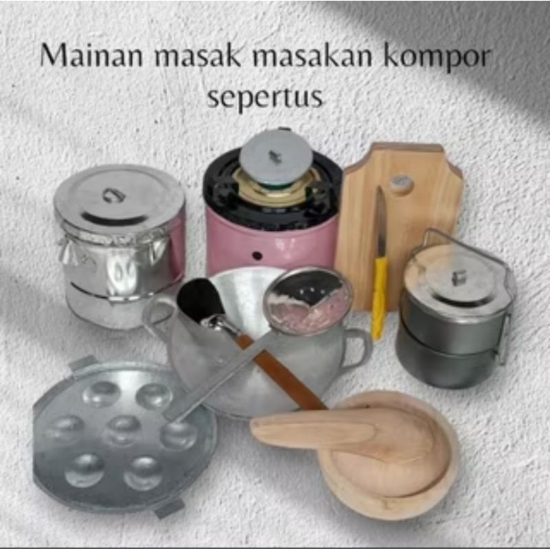 Paket Murah Mainan Peran Alat Masak Masakan Miniatur Anak