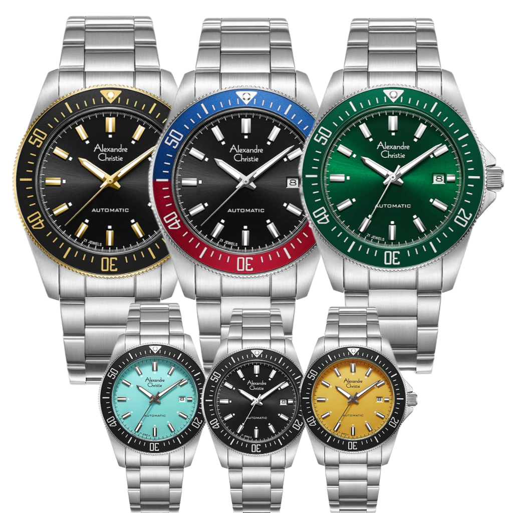 ALEXANDRE CHRISTIE OTOMATIS AC 6676MAB JAM TANGAN PRIA ORIGINAL GARANSI RESMI