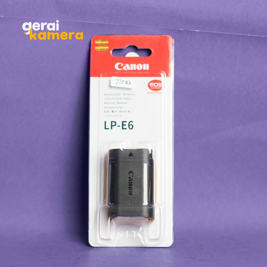 BATERAI KAMERA CANON BARU SIAP PAKAI